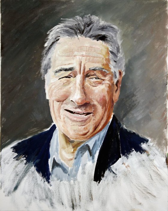 Robert De Niro Painting by Ryan Louder