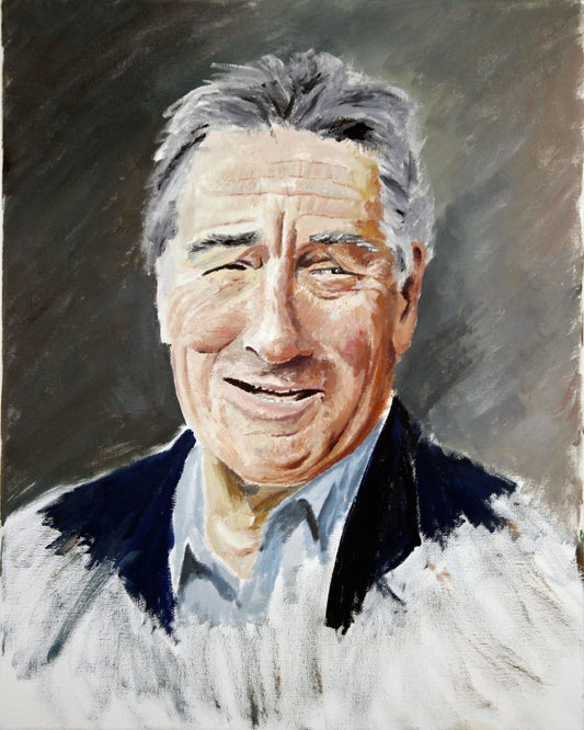 A painting titled 'Robert De Niro by Ryan  Louder' by Ryan Louder