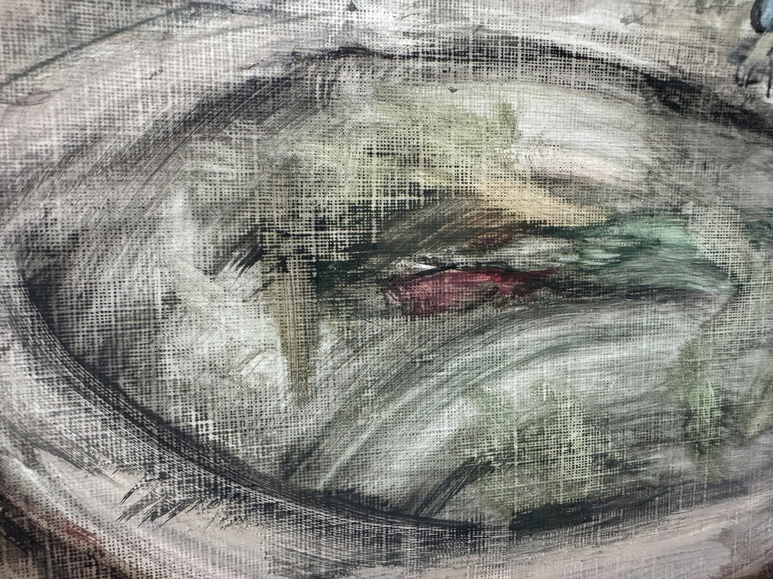 A painting titled 'Spotting Fish by Ryan  Louder' by Ryan Louder