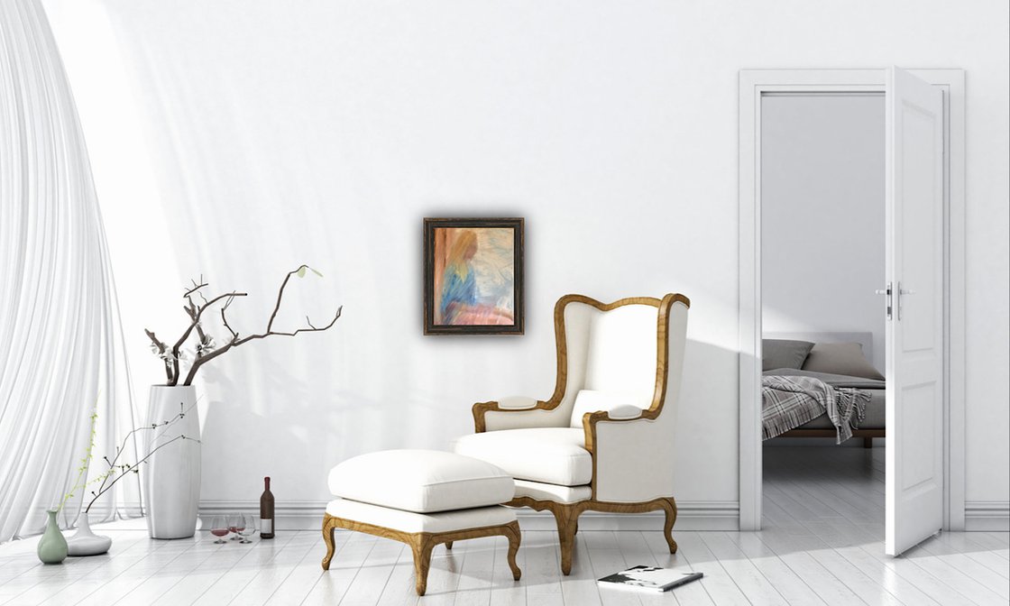 A painting titled 'Thinking By The Window by Ryan  Louder' by Ryan Louder