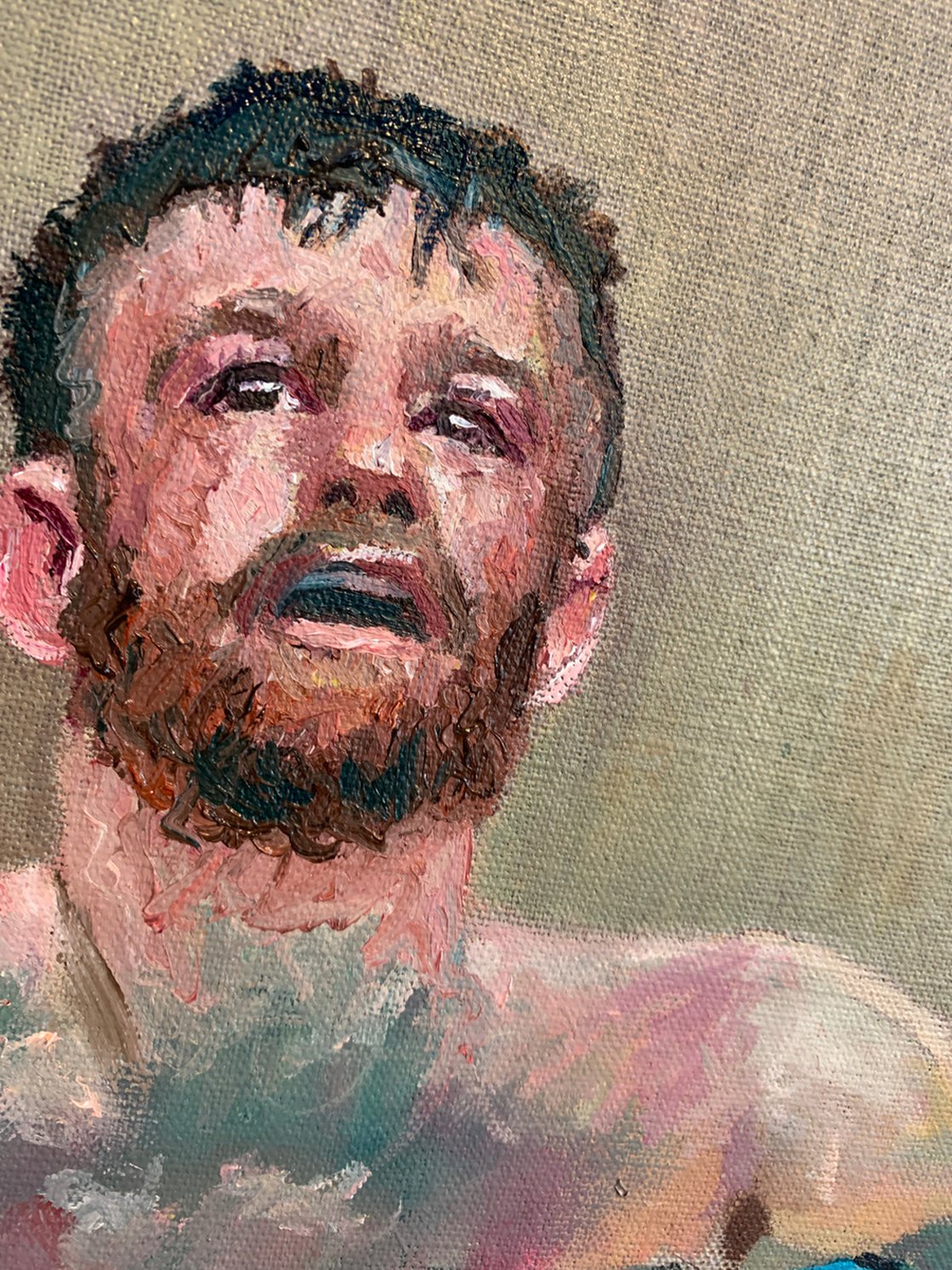 A painting titled 'Conor McGregor by Ryan  Louder' by Ryan Louder