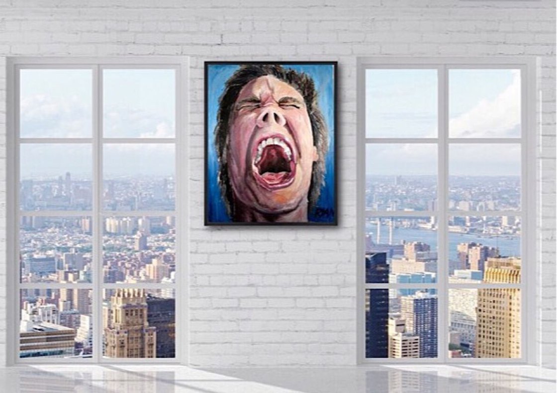 Scream by Ryan  Louder - Sold - Surreal Multi-Layered Vision - Surreal Artistic Vision