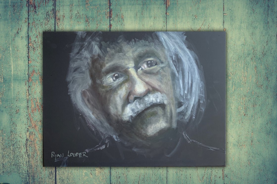 Einstein - Portrait of Einstein - Picture of Albert Einstein by Ryan  Louder