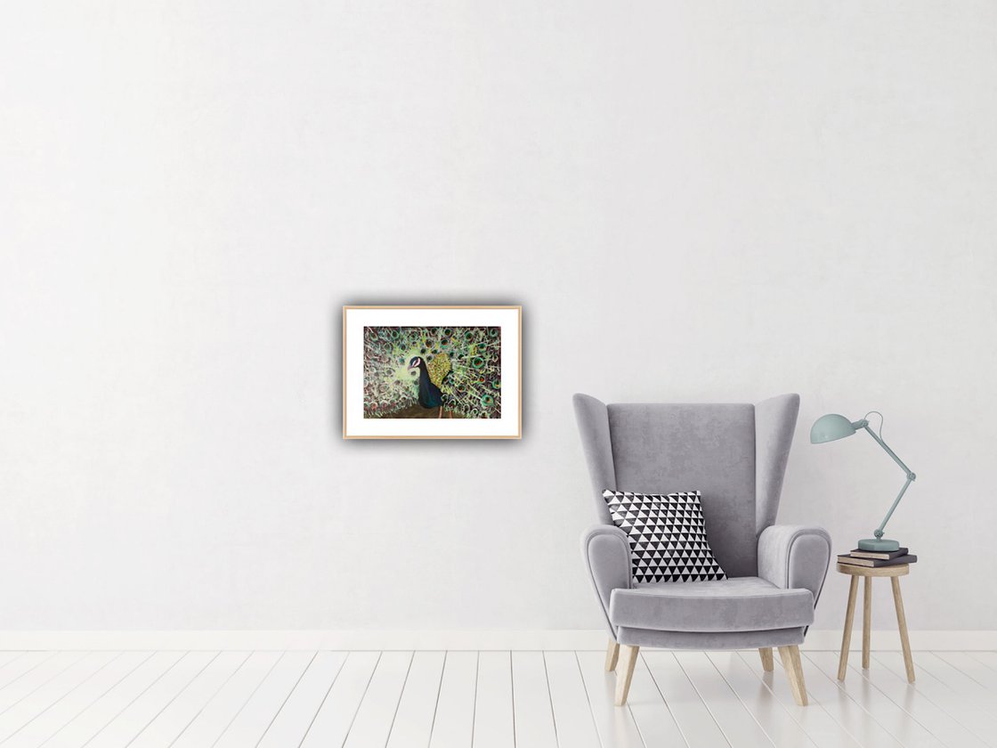 Peacock by Ryan  Louder - Sold