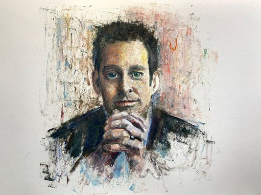 Waking Up With Sam Harris Painting by Ryan Louder