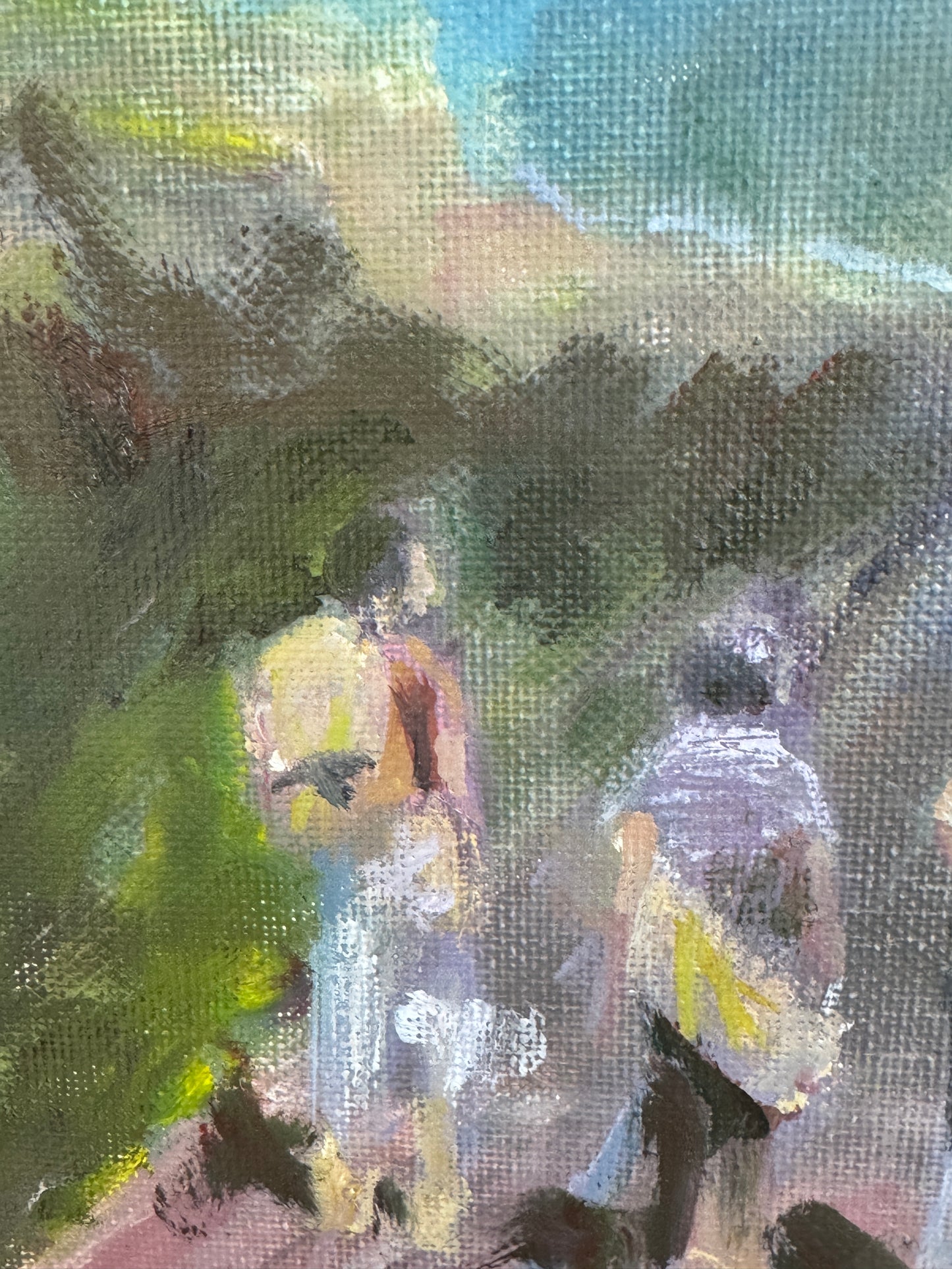 A painting titled 'Stand By Me by Ryan Louder' by Ryan Louder