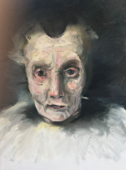 A painting titled 'Rembrandt Study In Oil by Ryan  Louder' by Ryan Louder