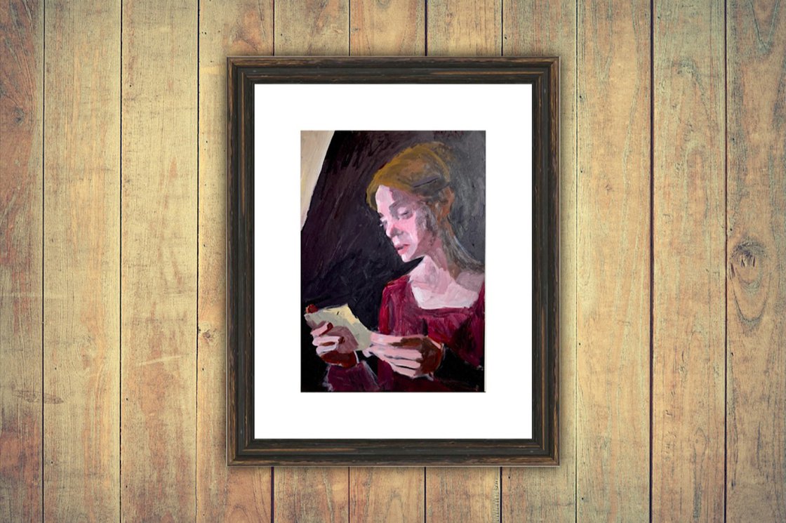 A painting titled 'Love Letter by Ryan  Louder' by Ryan Louder