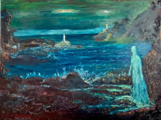 Angels Of The Sea Painting by Ryan Louder