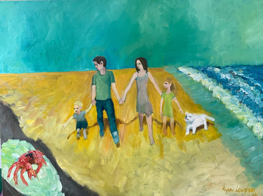 On The Beach by Ryan  Louder - Sold