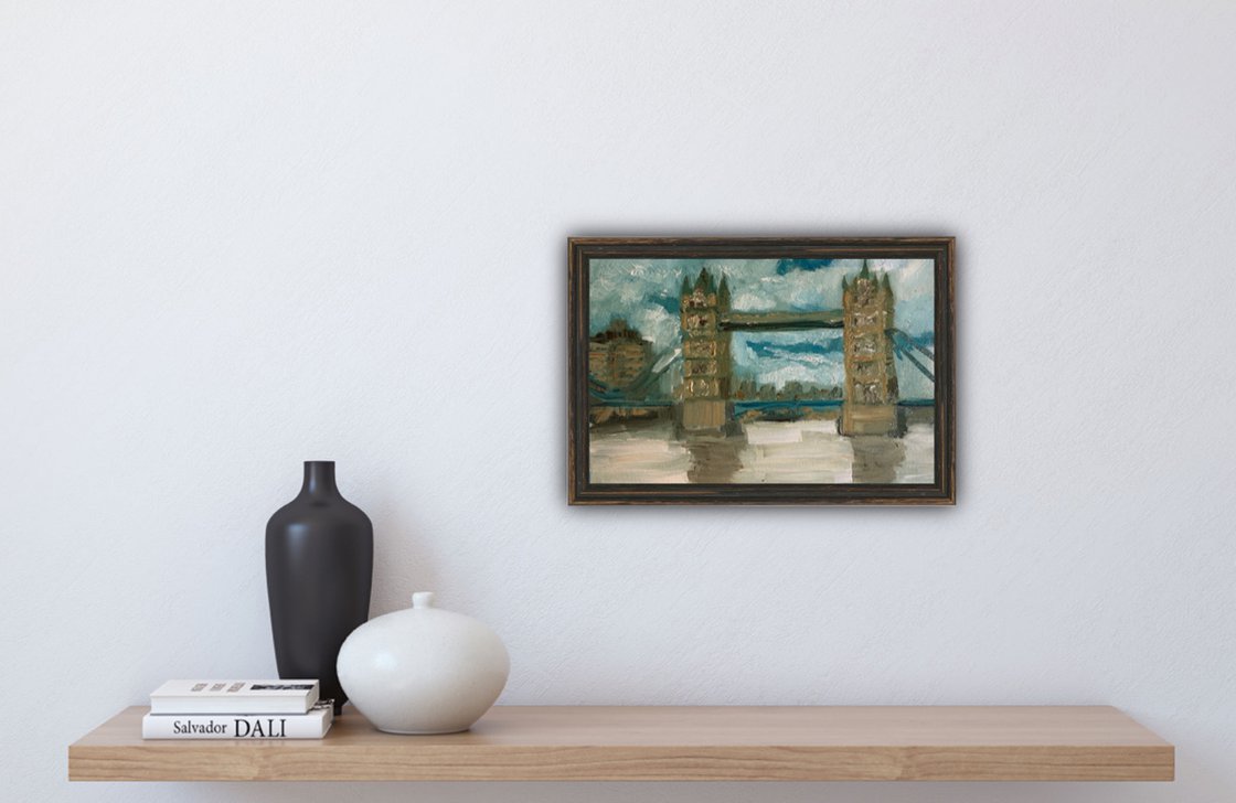A painting titled 'London Underground by Ryan  Louder' by Ryan Louder