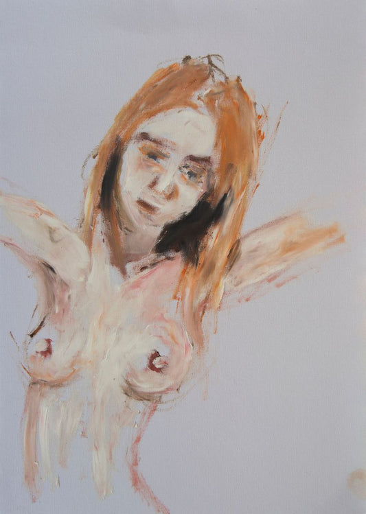 A painting titled 'Nude Study 6 by Ryan  Louder' by Ryan Louder