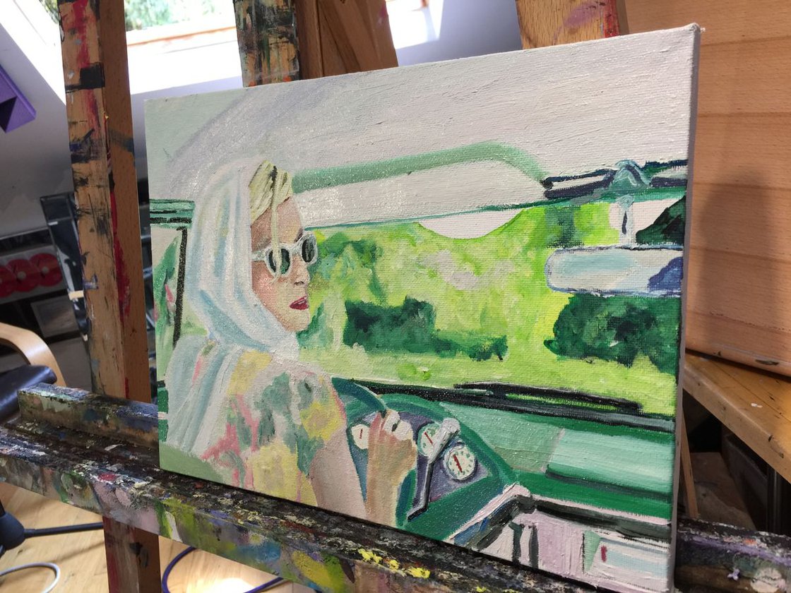 Things To Do 9x12 Canvas by Ryan  Louder - Sold