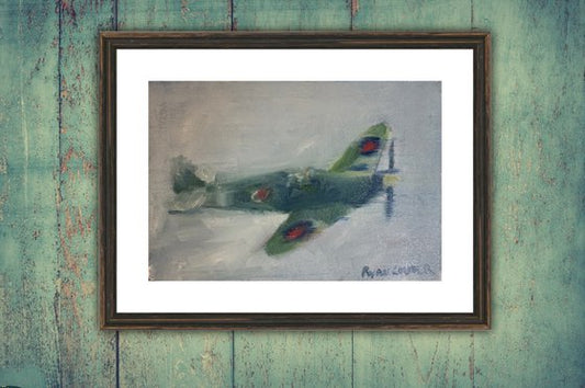 Spitfire Painting by Ryan Louder