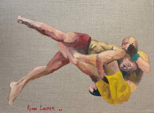 MMA Fighters Painting by Ryan Louder