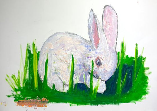 Rabbit Painting by Ryan Louder