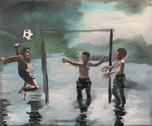 Football Painting by Ryan Louder