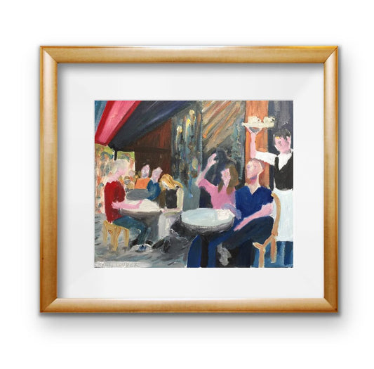Cafe by Ryan  Louder - Sold