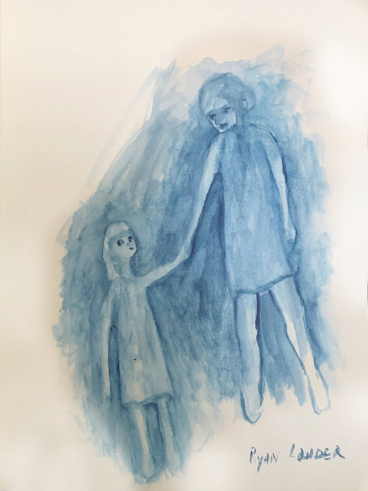 A painting titled 'The Curious Mind by Ryan  Louder' by Ryan Louder