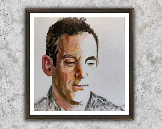 Sam Harris Painting by Ryan Louder