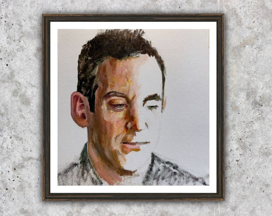 A painting titled 'Sam Harris by Ryan  Louder' by Ryan Louder