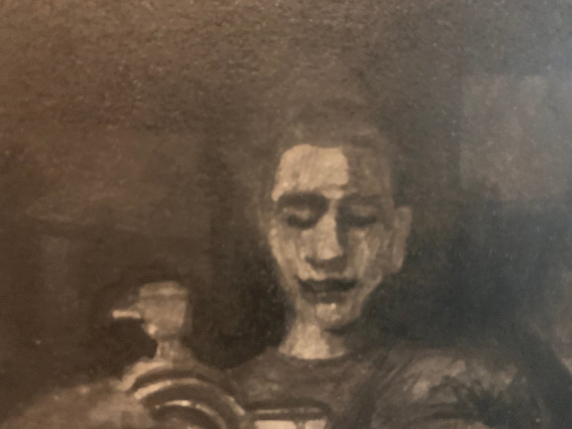 A painting titled 'Un-herd 12x16 Ink on paper by Ryan  Louder' by Ryan Louder
