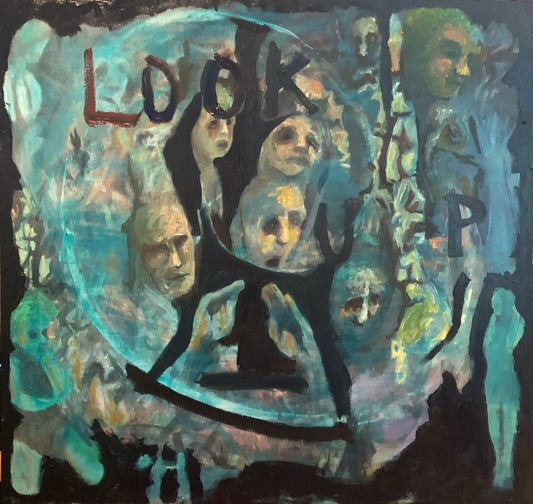 A painting titled 'Look Up! by Ryan  Louder' by Ryan Louder