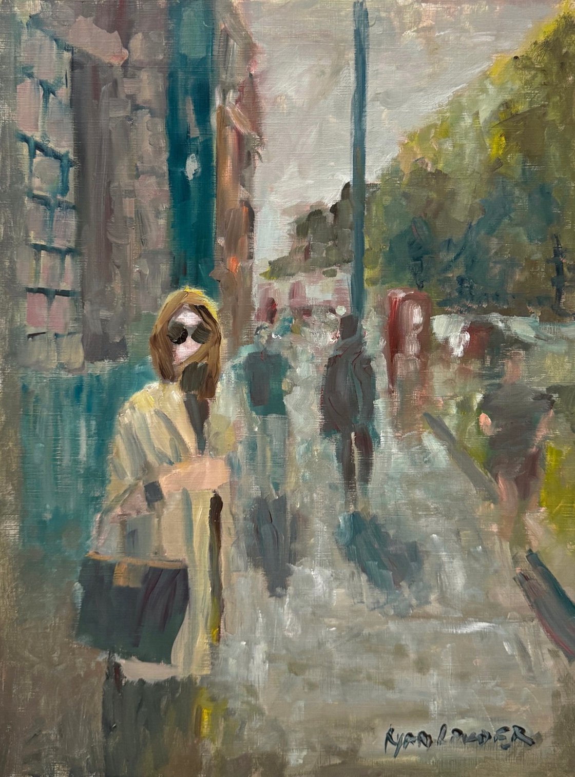 A painting titled 'At A Glance by Ryan  Louder' by Ryan Louder
