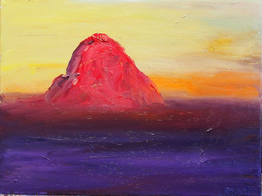 A painting titled 'Landscape Sunset by Ryan  Louder' by Ryan Louder