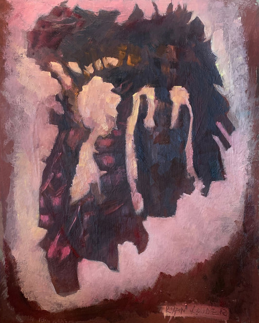 A painting titled 'A Dragon and a Angel by Ryan  Louder' by Ryan Louder