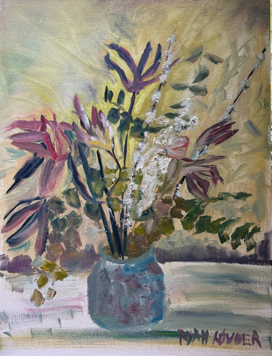 Pink Lillies On A Spring Day by Ryan  Louder - Sold