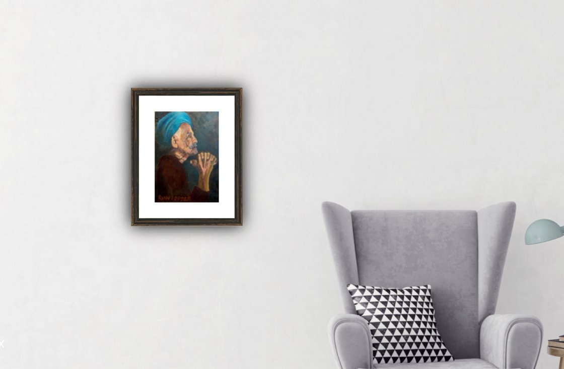 A painting titled 'A Prayer by Ryan  Louder' by Ryan Louder