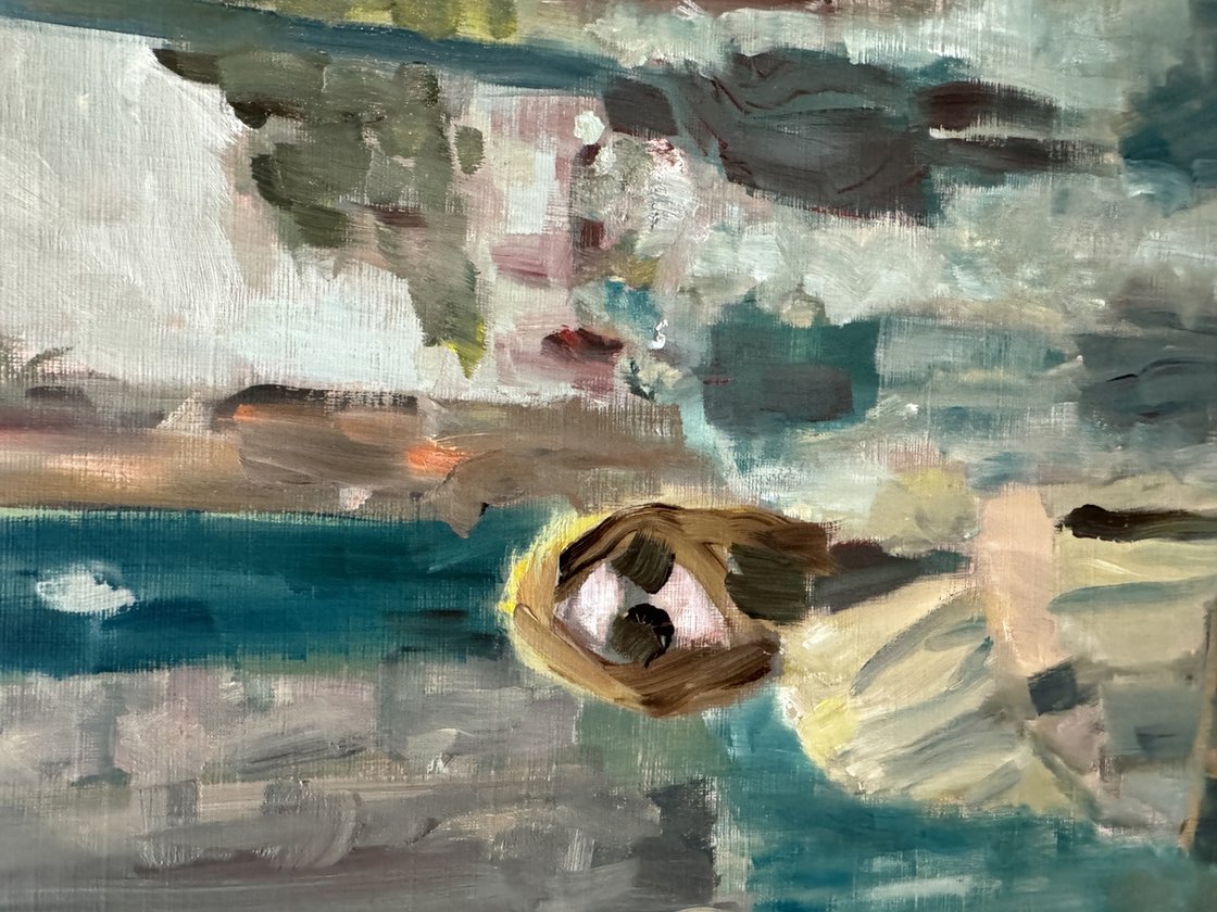 A painting titled 'At A Glance by Ryan  Louder' by Ryan Louder