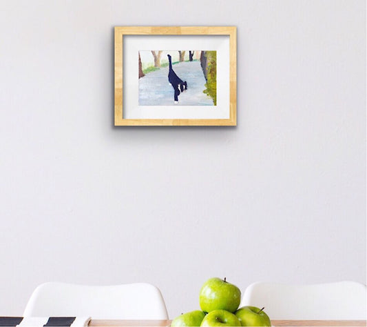 A painting titled 'Small Cat by Ryan  Louder' by Ryan Louder