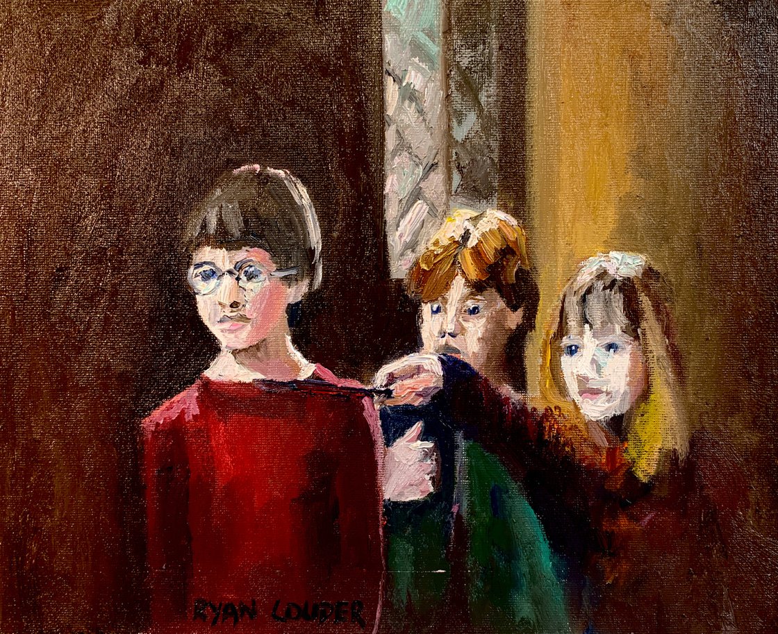 A painting titled 'The Wizard by Ryan  Louder' by Ryan Louder