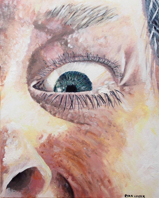 A painting titled 'Eye by Ryan  Louder' by Ryan Louder