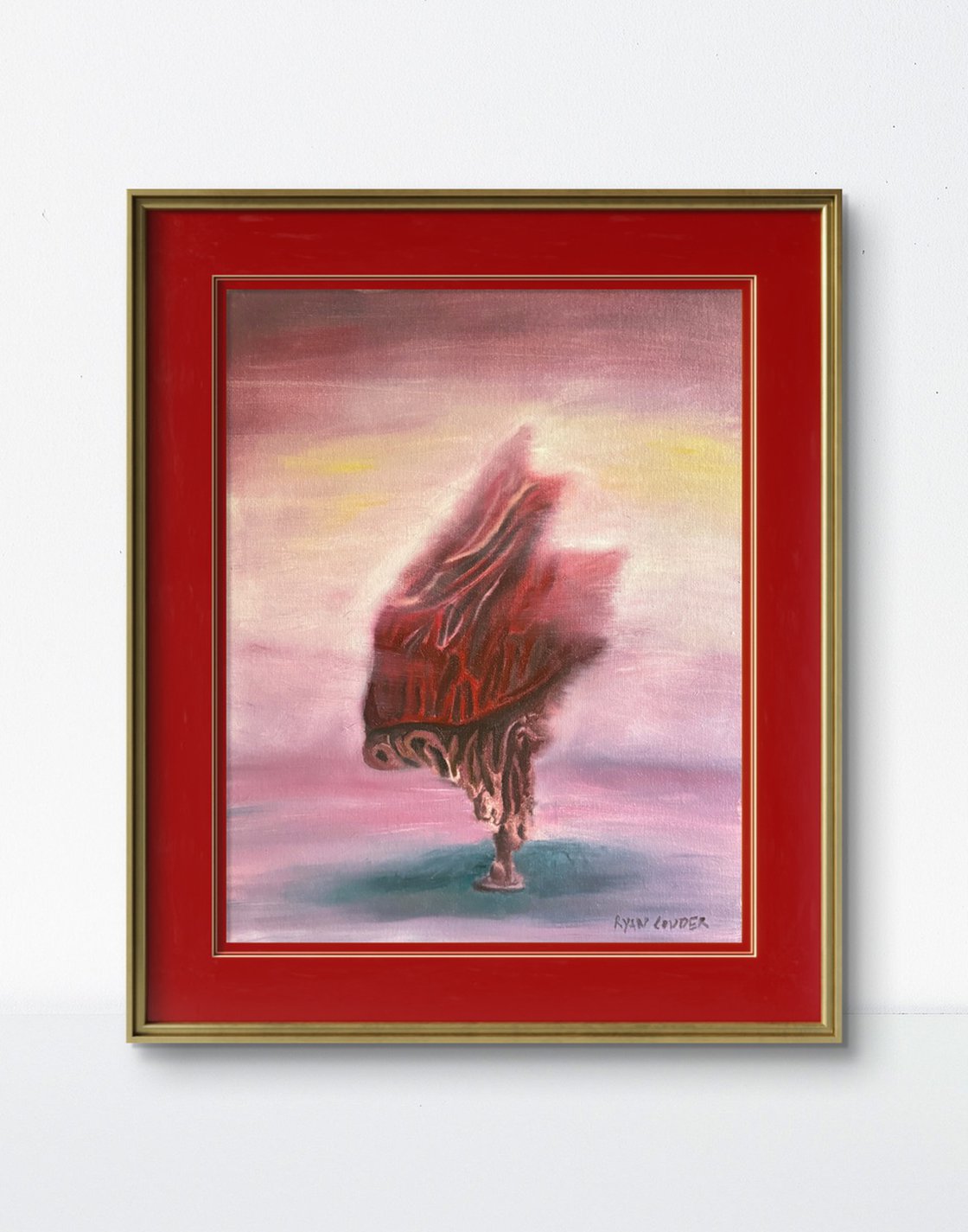 A painting titled 'Weight Of The World by Ryan  Louder' by Ryan Louder