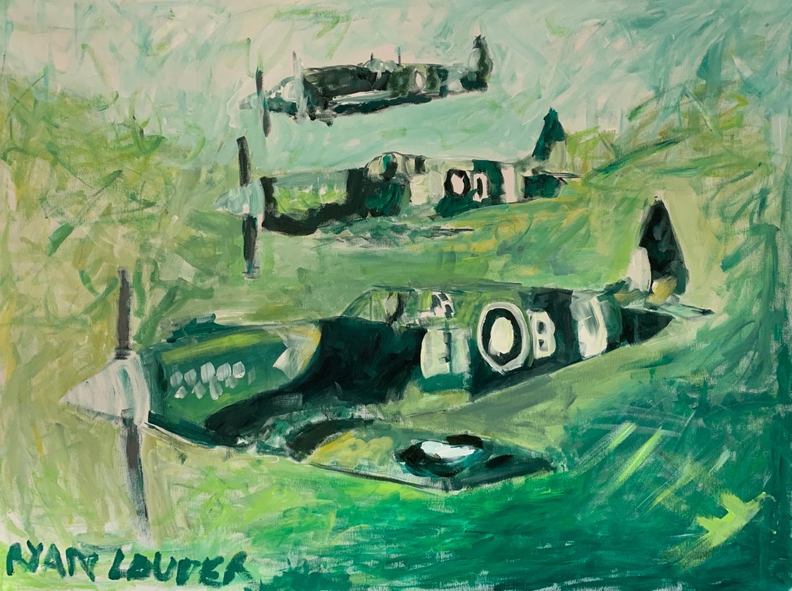 Three Spit Fires by Ryan  Louder