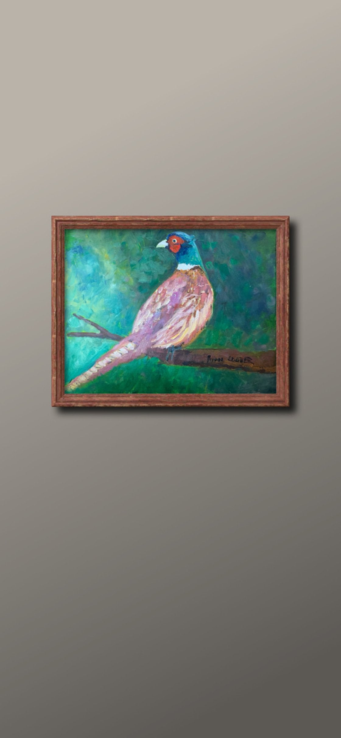 Pheasant by Ryan  Louder - Surreal Multi-Layered Vision - Hidden Emotional Depths