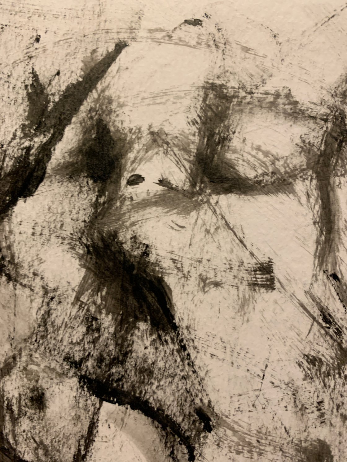 A painting titled 'Angry Man by Ryan  Louder' by Ryan Louder