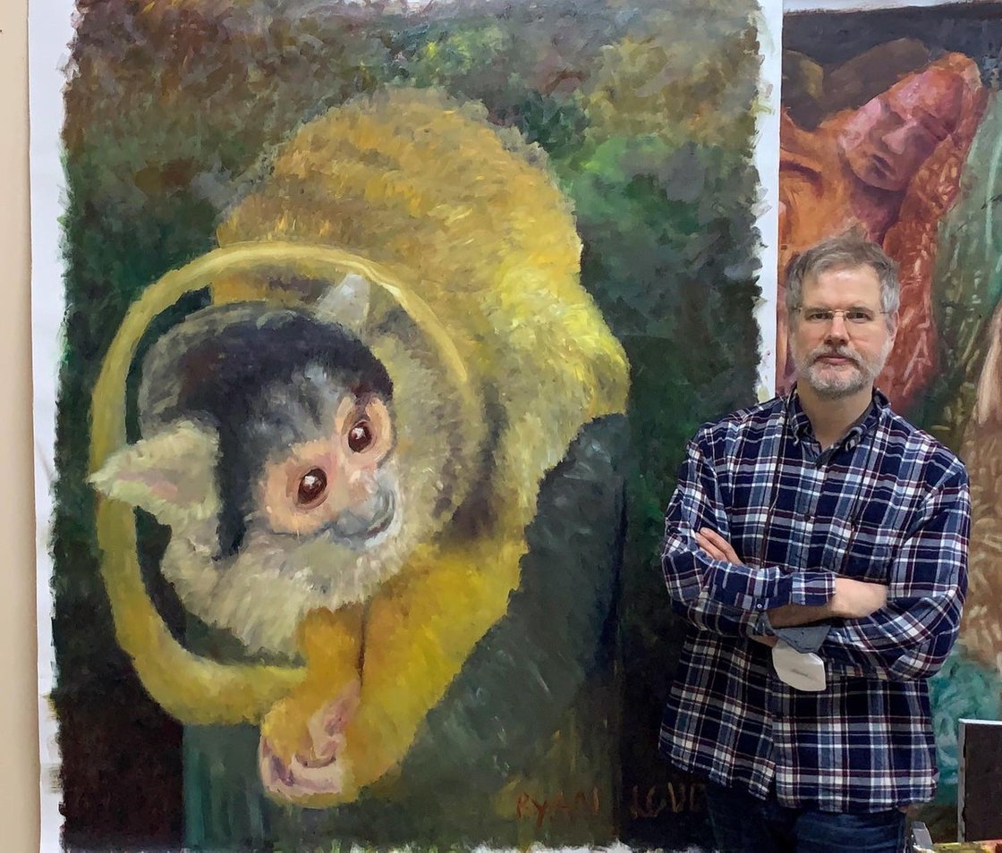 Squirrel Monkey by Ryan  Louder