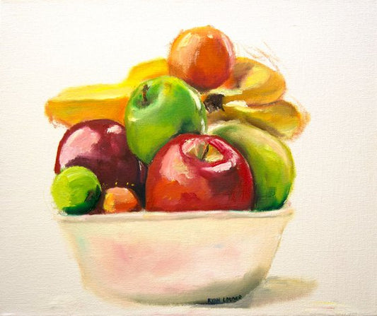 Bowl Of Fruit Painting by Ryan Louder