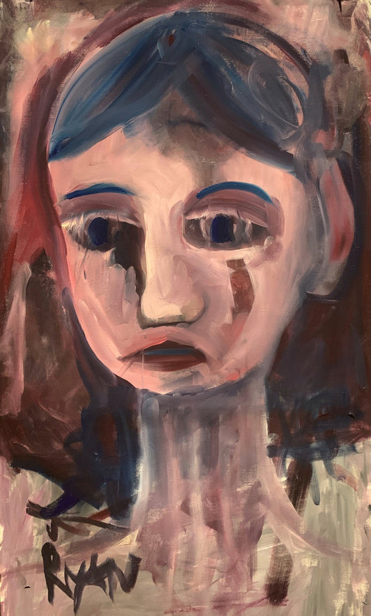 A painting titled 'Portrait Of The Deepest Well by Ryan  Louder' by Ryan Louder