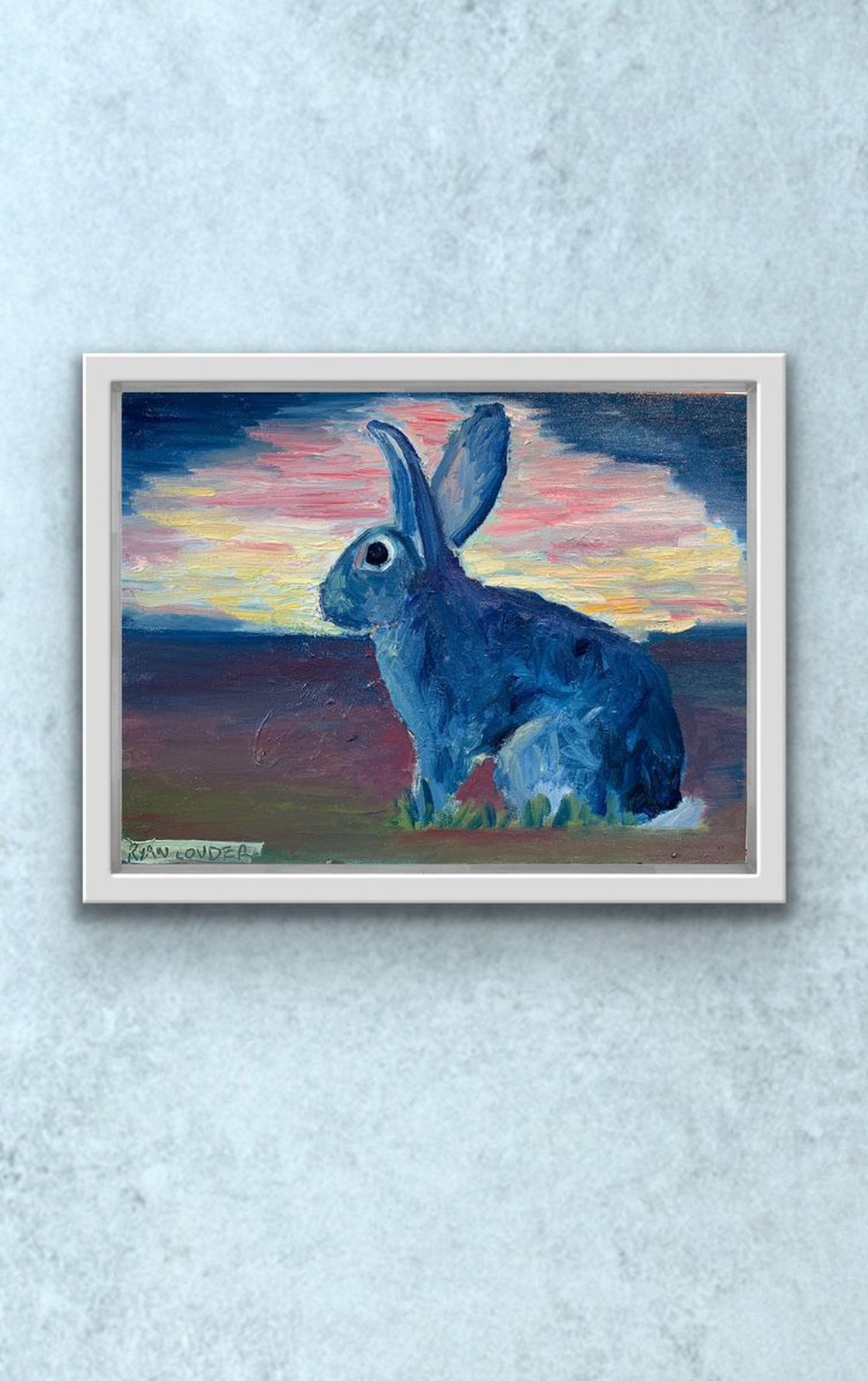 Rabbit At Dawn by Ryan  Louder - Surreal Multi-Layered Vision - Boundaries of Reality