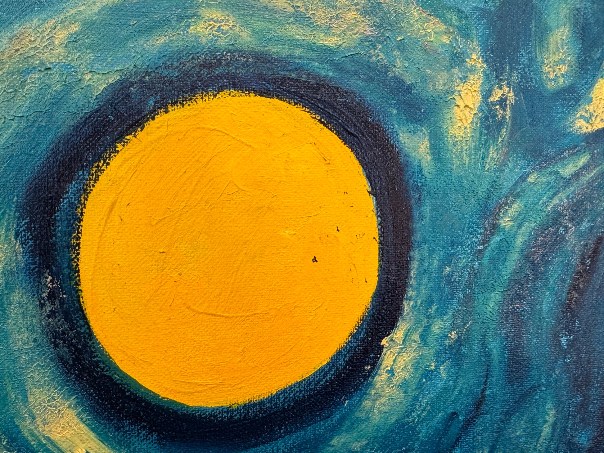 A painting titled 'LIFE IS BRILLIANT by Ryan  Louder' by Ryan Louder