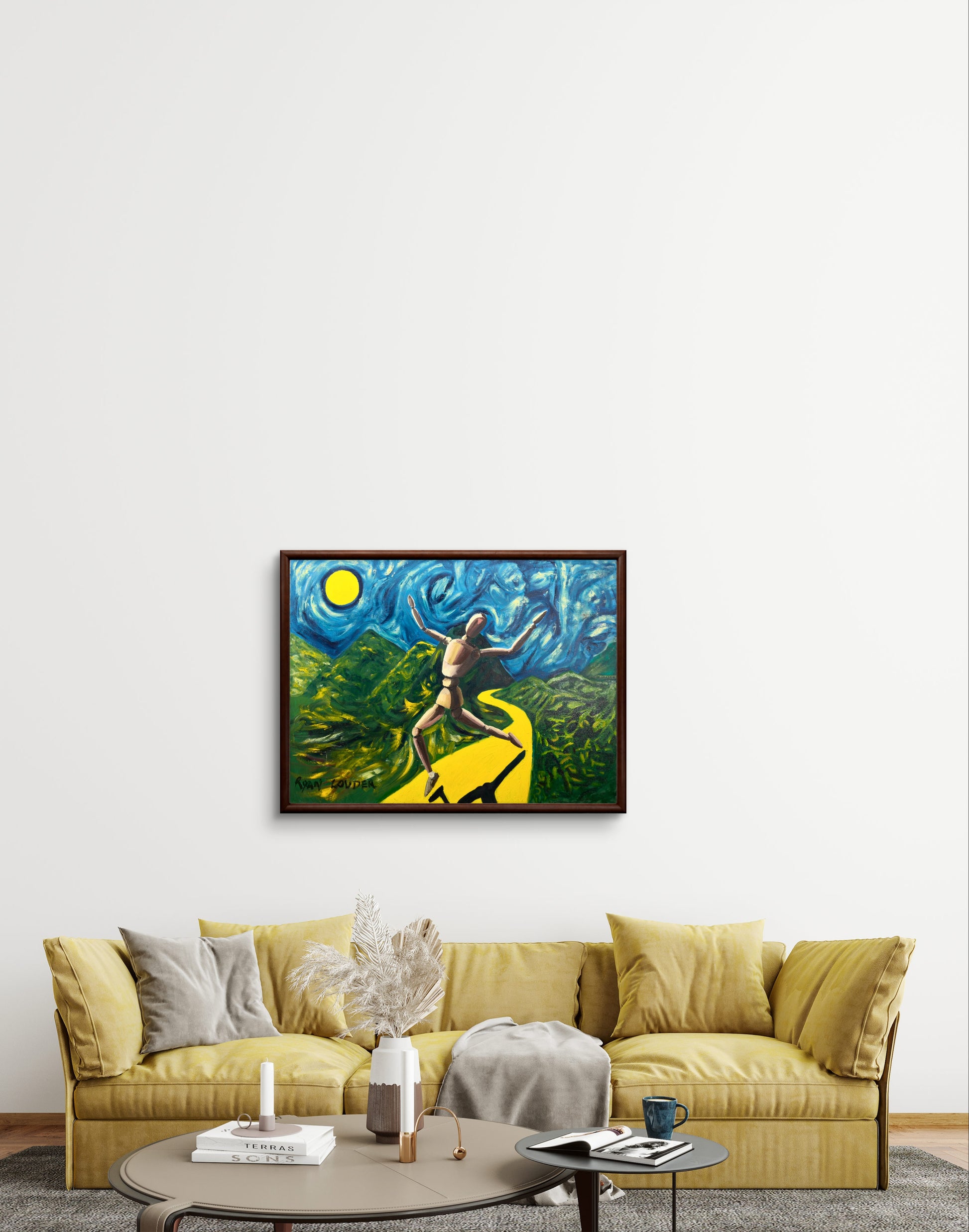A painting titled 'LIFE IS BRILLIANT by Ryan  Louder' by Ryan Louder