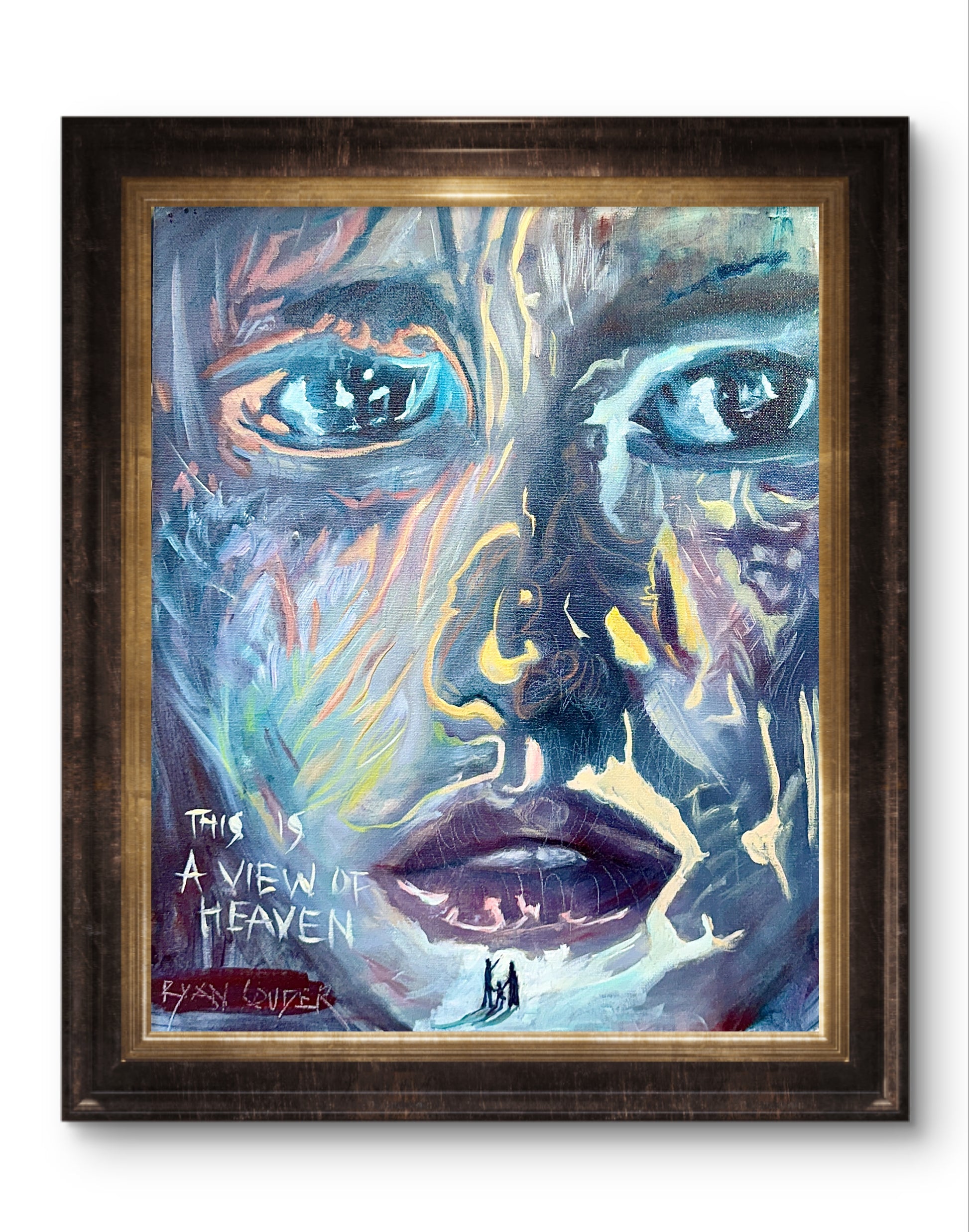 A painting titled 'This is a View of Heaven' by Artworks by Ryan Louder