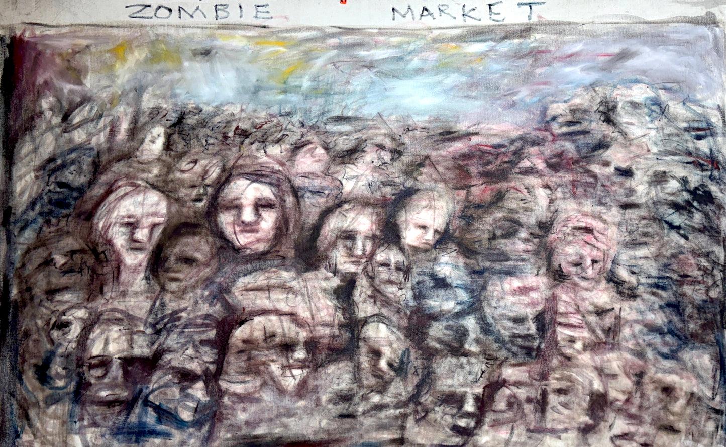 The Zombie Market - Surreal Multi-Layered Vision - Boundaries of Reality