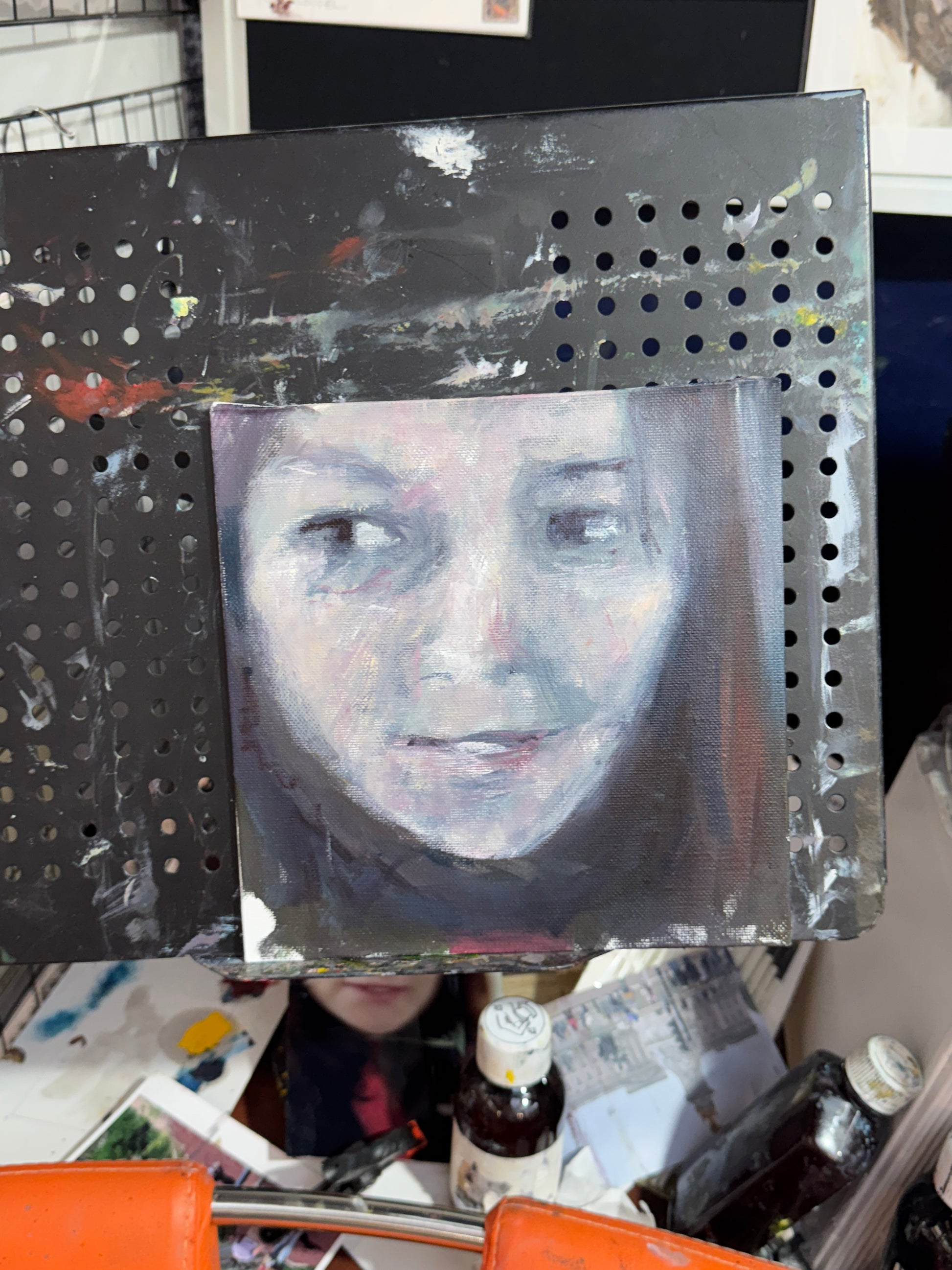 A painting titled 'A Kind Face' by Ryan Louder