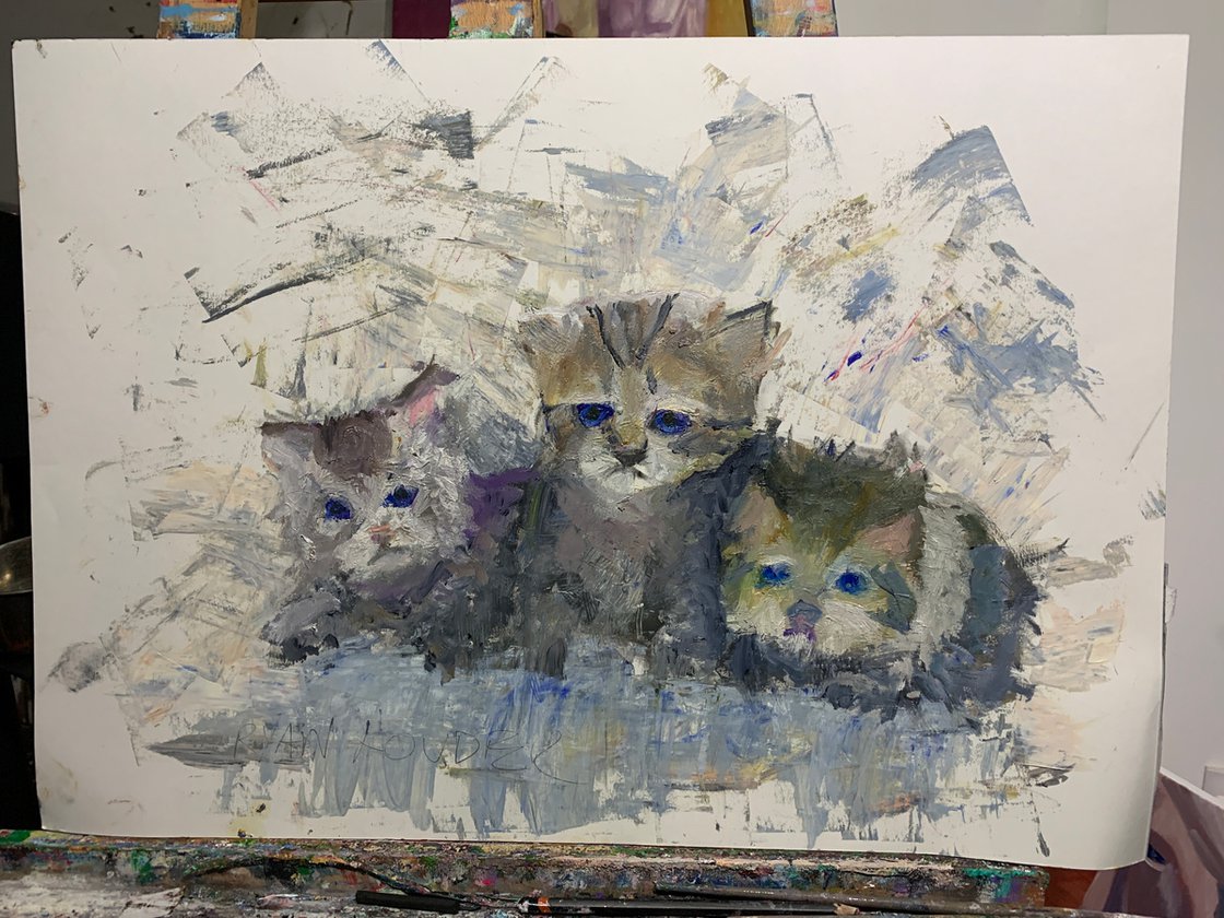 Three Kittens by Ryan  Louder